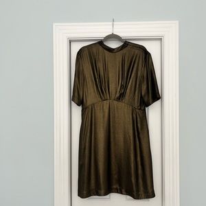 emilyandfin gold dress